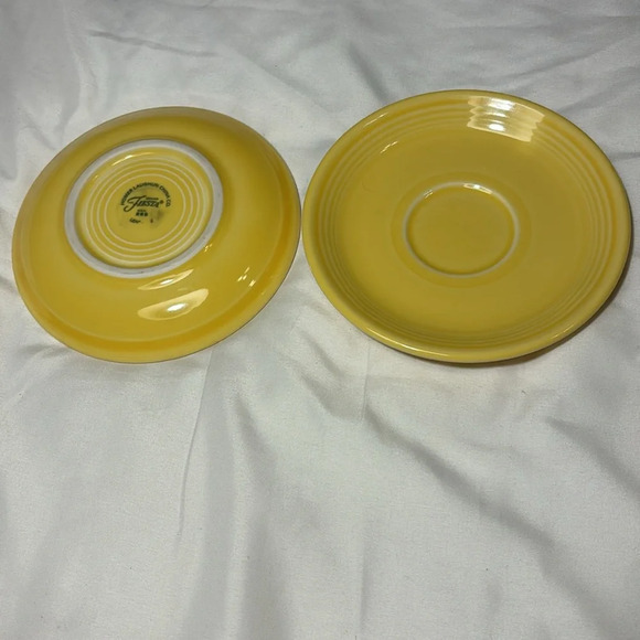 Fiestawear Fiesta Yellow Saucer 6in. Plates - Picture 8 of 8